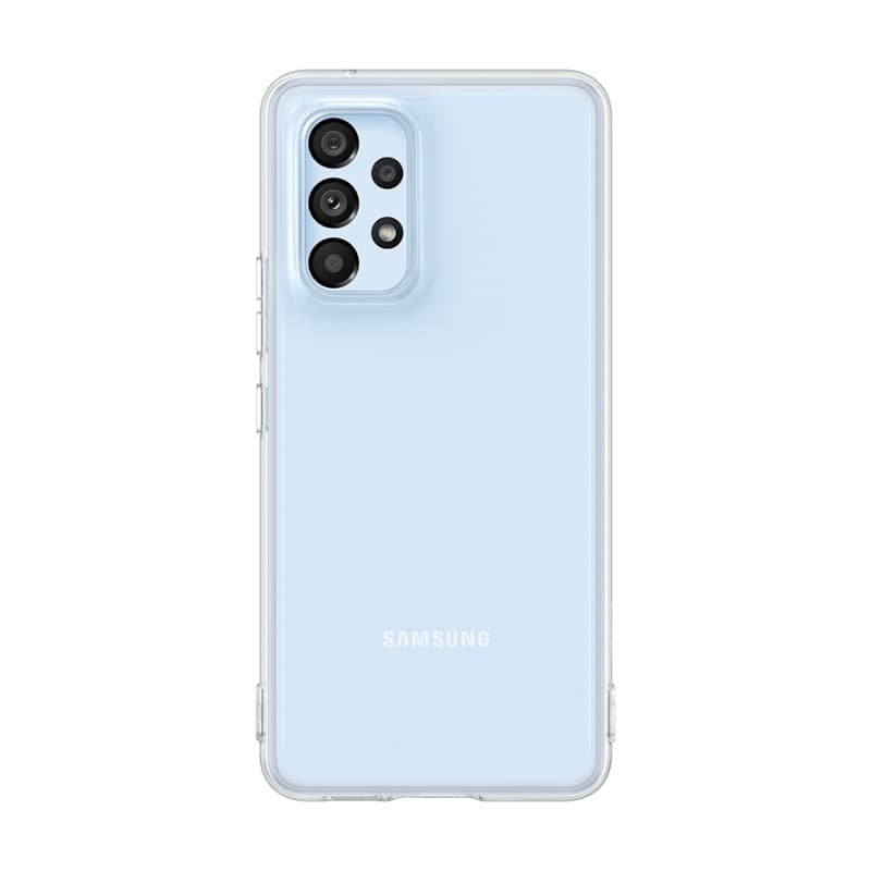 Чехол-накладка Samsung Soft Clear для Galaxy A53, полиуретан, прозрачный— фото №0