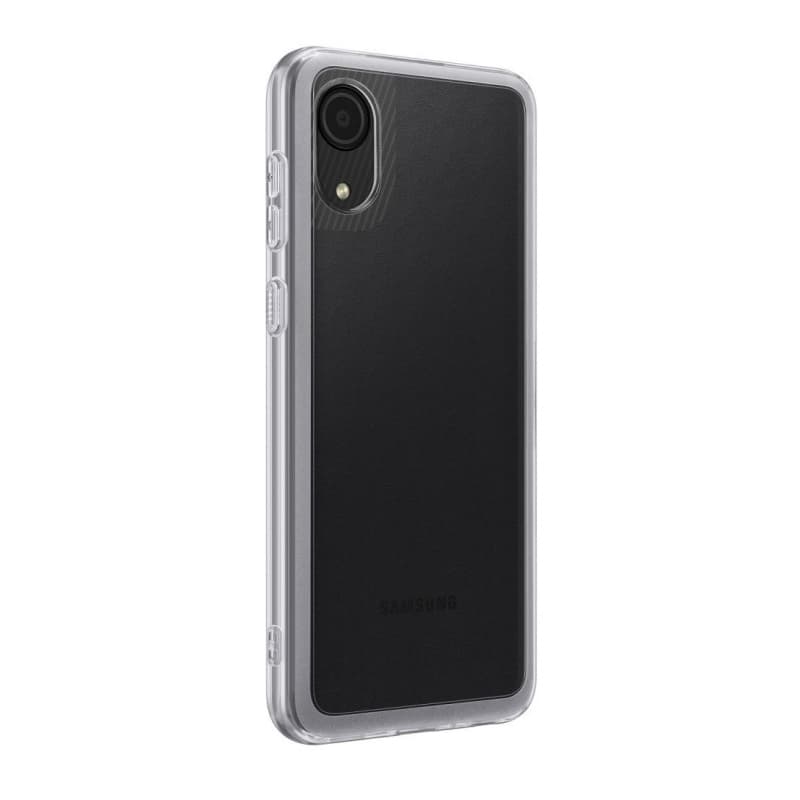 Чехол-накладка Samsung Soft Clear Cover, полиуретан, прозрачный— фото №3