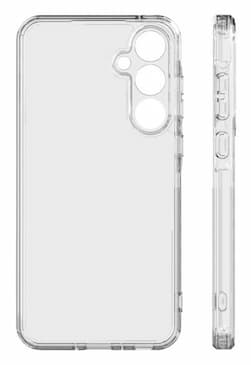 Чехол-накладка VLP Crystal Case для Galaxy A55, силикон, прозрачный— фото №3