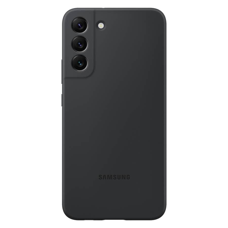 Чехол-накладка Samsung Silicone Cover для Galaxy S22+, силикон, черный— фото №0