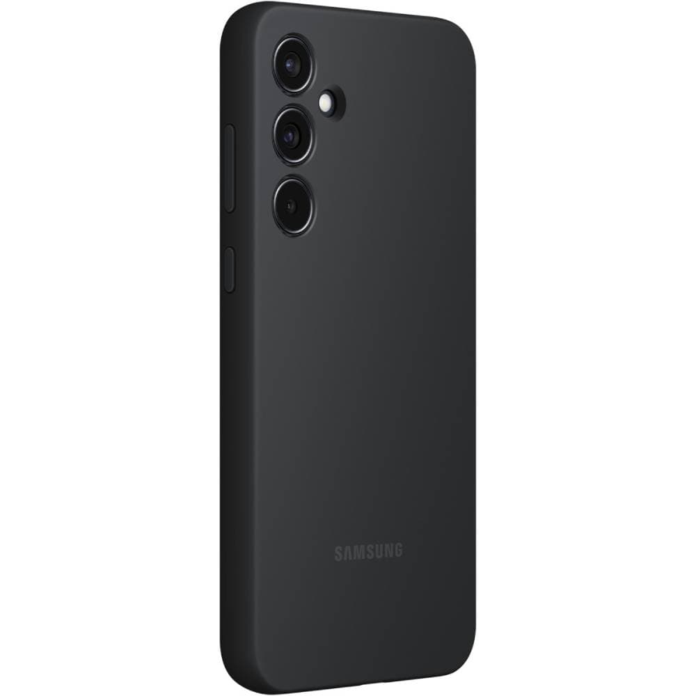 Чехол-накладка Samsung Silicone Case для Galaxy A55, силикон, черный— фото №2