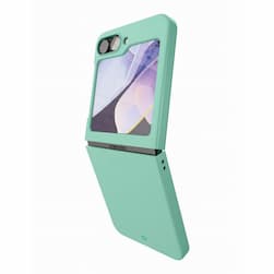 Чехол-накладка VLP Flex Case для Galaxy Z Flip6, поликарбонат, мятный— фото №6