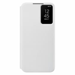 Чехол-книжка Samsung Smart Clear View для Galaxy S22+, полиуретан, белый— фото №0