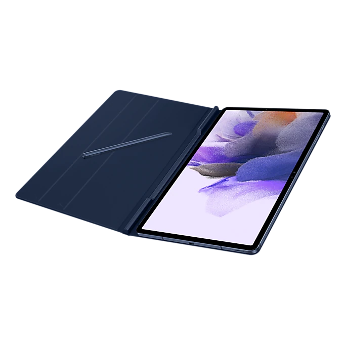 Чехол-книжка Samsung Book Cover для Galaxy Tab S7+/S7 FE (2021), полиуретан, темно-синий— фото №5