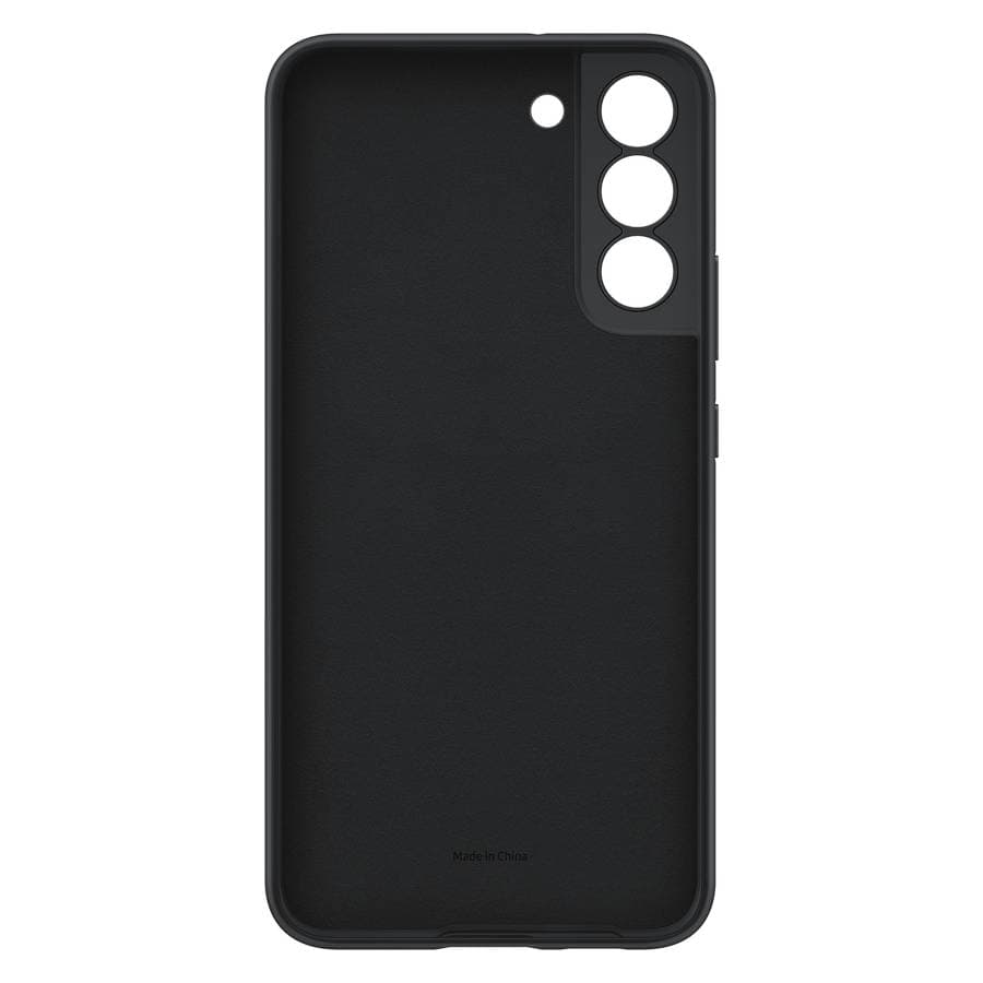 Чехол-накладка Samsung Silicone Cover для Galaxy S22+, силикон, черный— фото №2