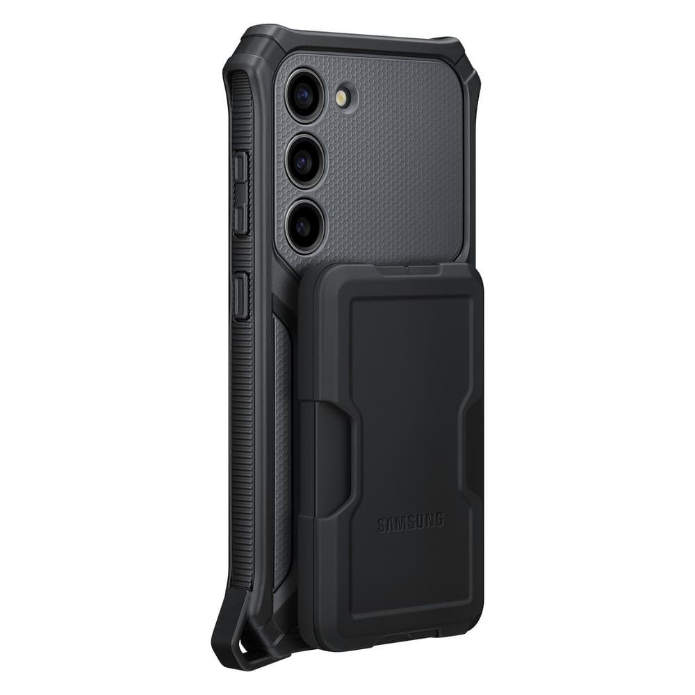 Чехол-накладка Samsung Rugged Gadget Case для Galaxy S23+, поликарбонат, титан— фото №4