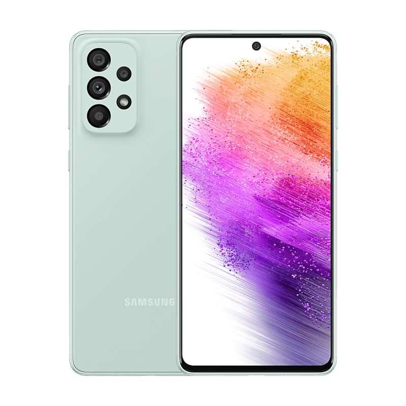 Смартфон Samsung Galaxy A73 5G 128Gb, мятный (РСТ)— фото №0