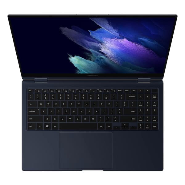 Ноутбук Samsung Galaxy Book Pro 360 15 (NP950QDB-KB2US), синий— фото №1