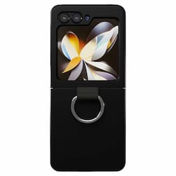 Чехол-накладка VLP Flex Case для Galaxy Z Flip5, полиуретан, черный— фото №1