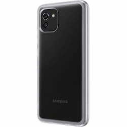 Чехол-накладка Samsung Soft Clear для Galaxy A03, полиуретан, прозрачный— фото №3