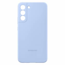 Чехол-накладка Samsung Silicone Cover для Galaxy S22+, силикон, голубой— фото №1