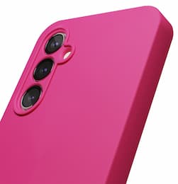 Чехол-накладка VLP Aster Case для Galaxy A35, силикон, розовый— фото №1