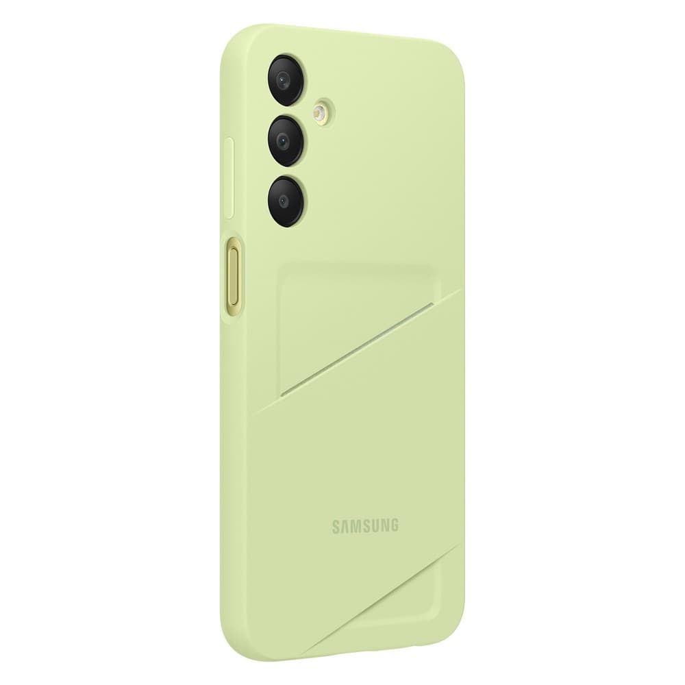 Чехол-книжка Samsung Card Slot Case для Galaxy A25, полиуретан, лайм— фото №1