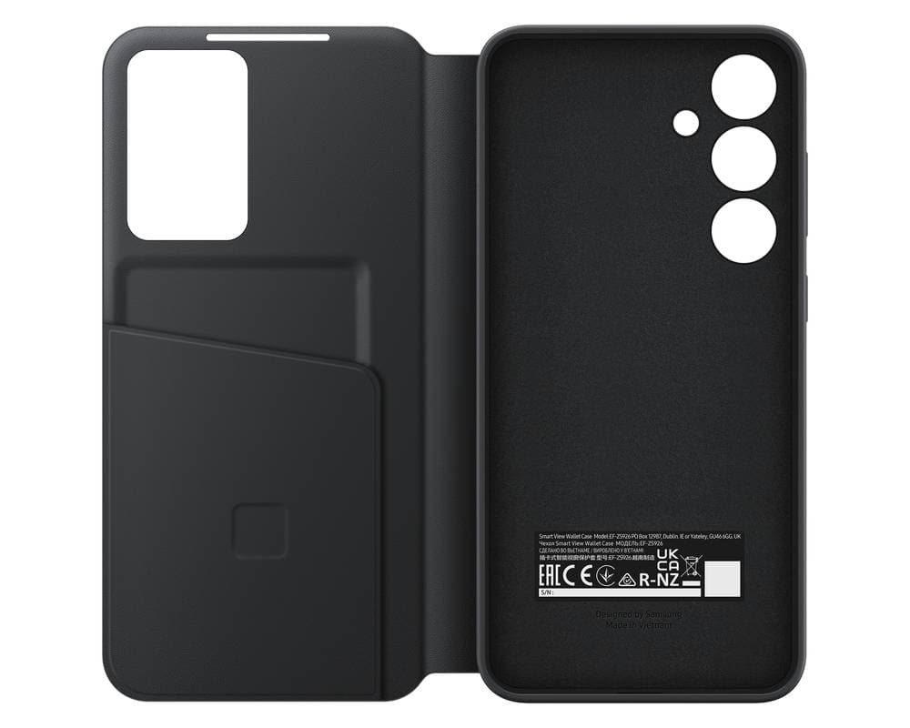 Чехол-книжка Samsung Smart View Wallet Case для Galaxy S24+, поликарбонат, черный— фото №4