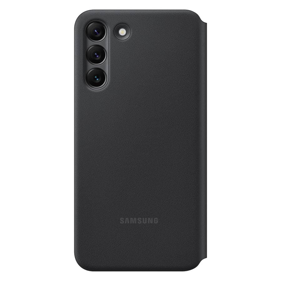 Чехол-книжка Samsung Smart LED View для Galaxy S22+, полиуретан, черный— фото №1