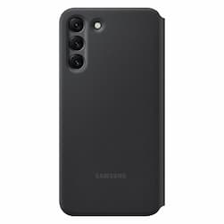 Чехол-книжка Samsung Smart LED View для Galaxy S22+, полиуретан, черный— фото №1