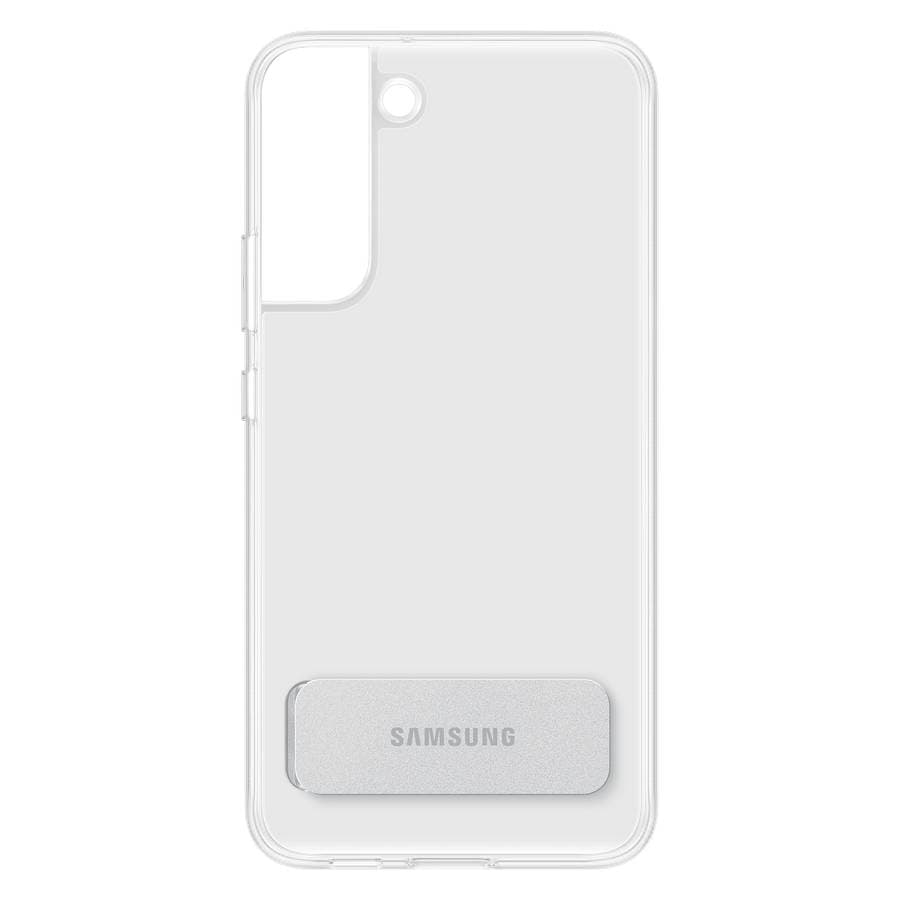 Чехол-накладка Samsung Clear Standing для Galaxy S22+, поликарбонат, прозрачный— фото №0