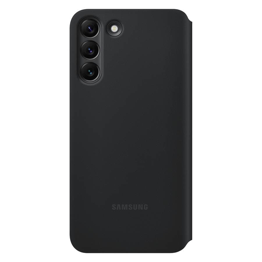 Чехол-книжка Samsung Smart Clear View для Galaxy S22+, поликарбонат, черный— фото №1