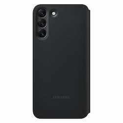 Чехол-книжка Samsung Smart Clear View для Galaxy S22+, поликарбонат, черный— фото №1