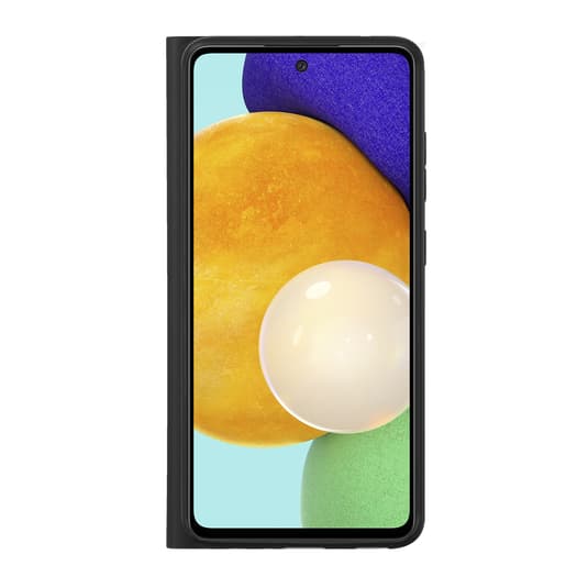 Чехол-книжка Deppa Book Cover Silk Pro для Galaxy A52, полиуретан, черный— фото №3