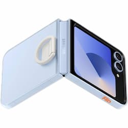 Чехол-накладка Samsung Clear Case with Ring для Galaxy Z Flip6, силикон, прозрачный— фото №3