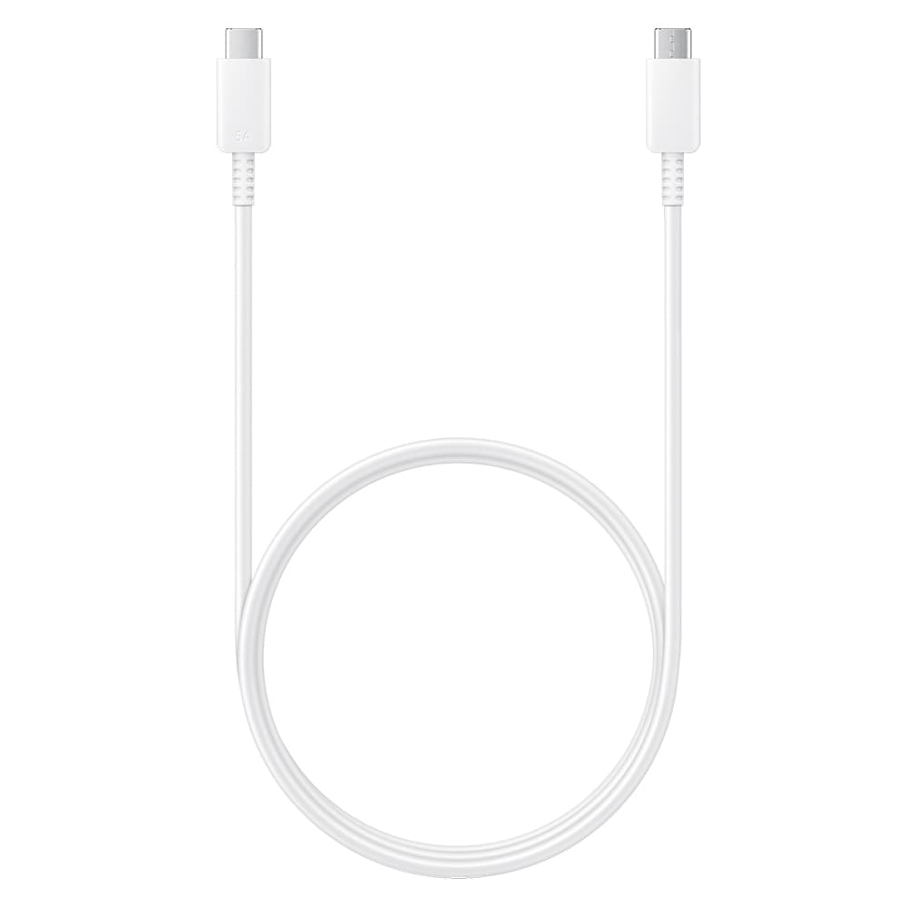 Кабель Samsung USB-C / USB-C, 5A  1м, белый— фото №0