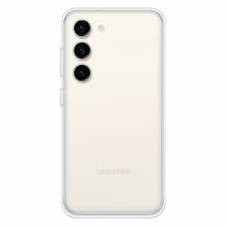 Чехол-накладка Samsung Frame Case для Galaxy S23, поликарбонат, белый— фото №1