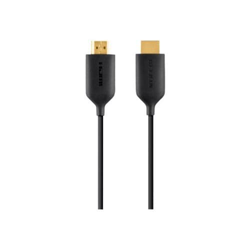 Кабель Belkin Ultra Thin HDMI to HDMI 1.8m HDMI / HDMI, 1,8м, черный— фото №0