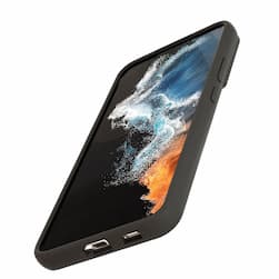 Чехол-накладка VLP Silicone для Galaxy S22+, силикон, черный— фото №2