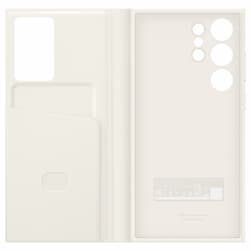 Чехол-книжка Samsung Smart View Wallet Case для Galaxy S23 Ultra, поликарбонат, кремовый— фото №4