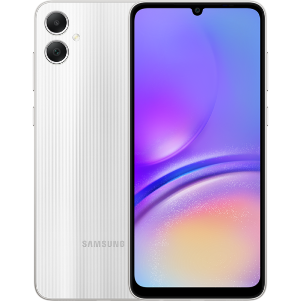 Смартфон Samsung Galaxy A05 128Gb, серебристый (РСТ)— фото №0