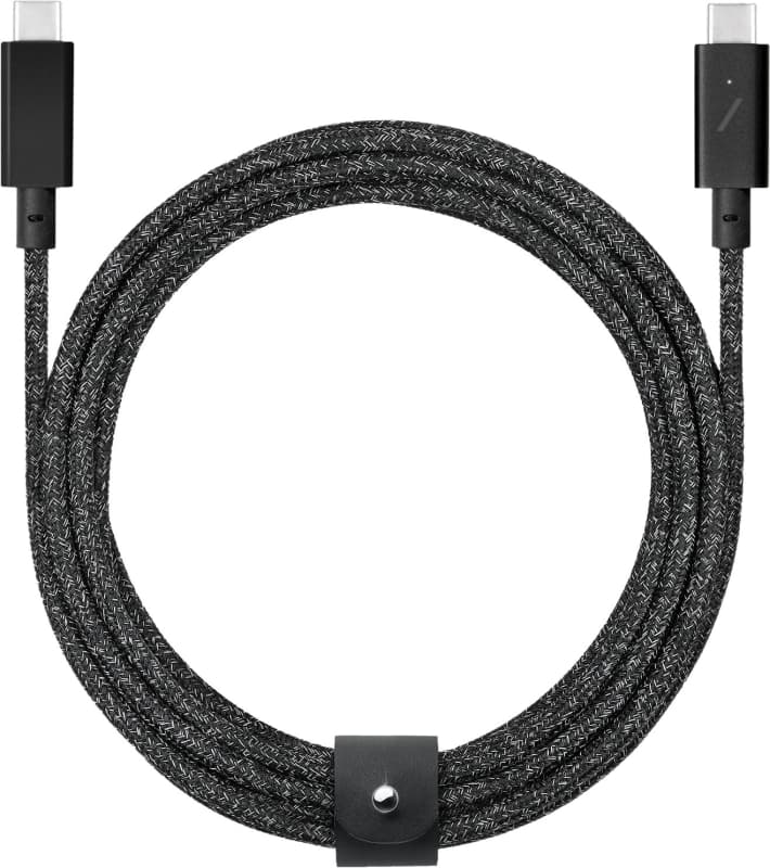 Кабель Native Union USB-C / USB-C 2,4м, черный— фото №0