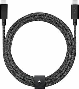 Кабель Native Union USB-C / USB-C 2,4м, черный— фото №0