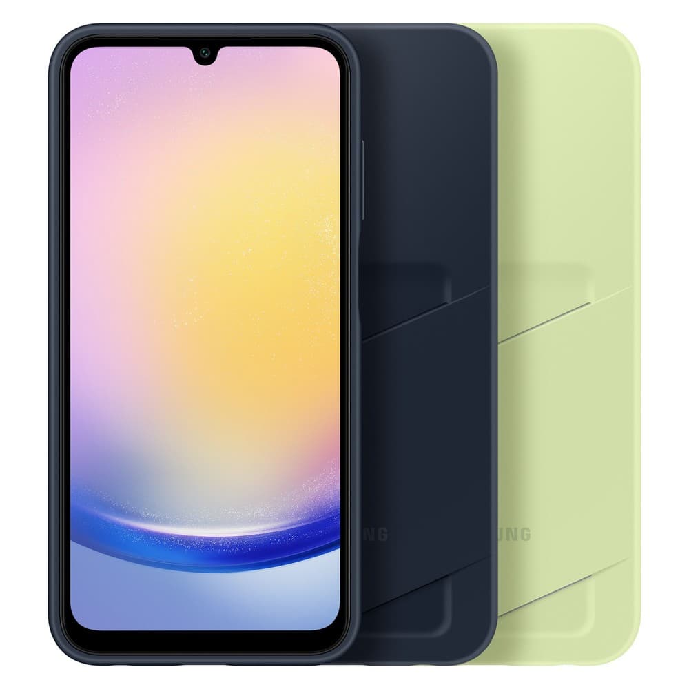 Чехол-книжка Samsung Card Slot Case для Galaxy A25, полиуретан, лайм— фото №4