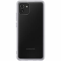 Чехол-накладка Samsung Soft Clear для Galaxy A03, полиуретан, прозрачный— фото №1