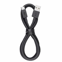 Кабель VLP Nylon Cable USB / USB-C, 3A, Вт  1,2м, черный— фото №0