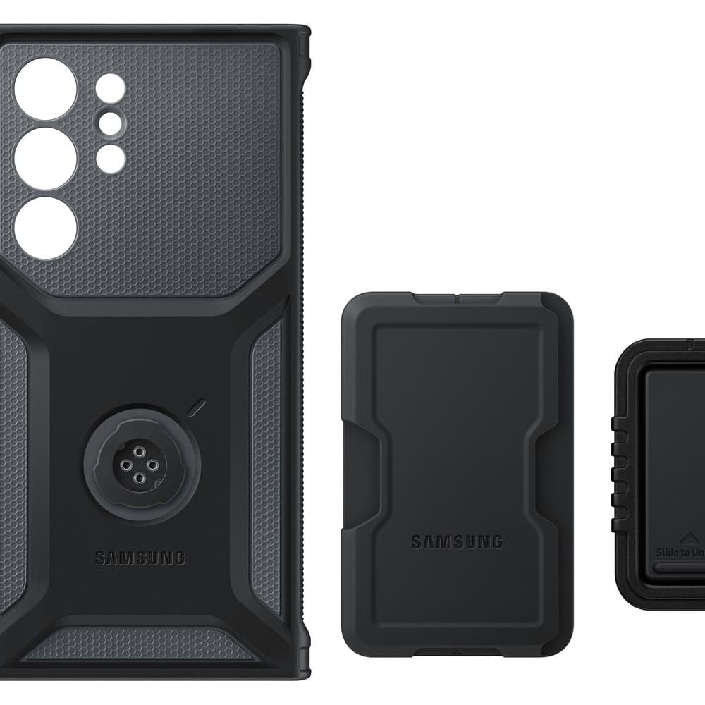 Чехол-накладка Samsung Rugged Gadget Case для Galaxy S23 Ultra, поликарбонат, титан— фото №5