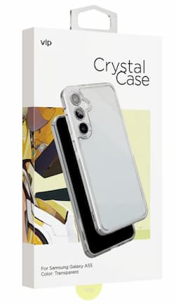 Чехол-накладка VLP Crystal Case для Galaxy A55, силикон, прозрачный— фото №4