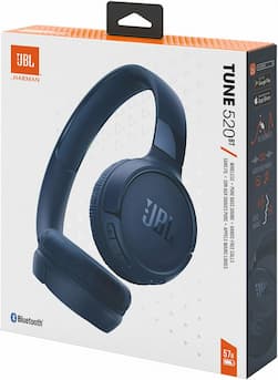 Беспроводные наушники JBL Tune 520BT, синий— фото №4