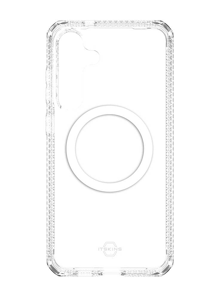 Чехол-накладка Itskins Hybrid Clear MagSafe для Galaxy S24, поликарбонат, прозрачный— фото №0