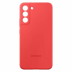 Чехол-накладка Samsung Silicone Cover для Galaxy S22+, силикон, красный— фото №1