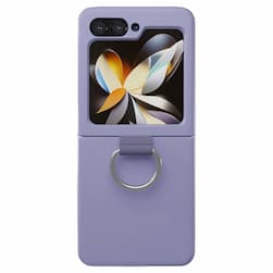 Чехол-накладка VLP Flex Case для Galaxy Z Flip5, полиуретан, лавандовый— фото №1