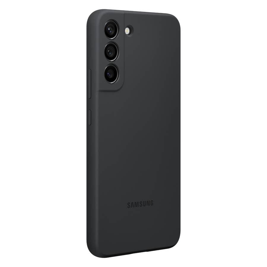 Чехол-накладка Samsung Silicone Cover для Galaxy S22+, силикон, черный— фото №4