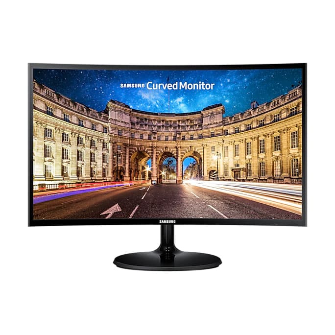 Монитор Samsung Curved C24F390FH 23.5″, черный— фото №0