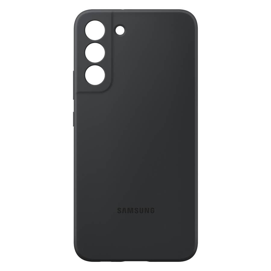 Чехол-накладка Samsung Silicone Cover для Galaxy S22+, силикон, черный— фото №1