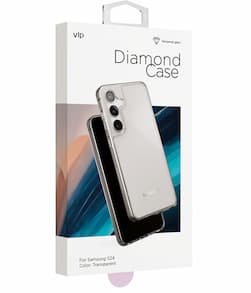 Чехол-накладка VLP Diamond Case для Galaxy S24, полиуретан, прозрачный— фото №2