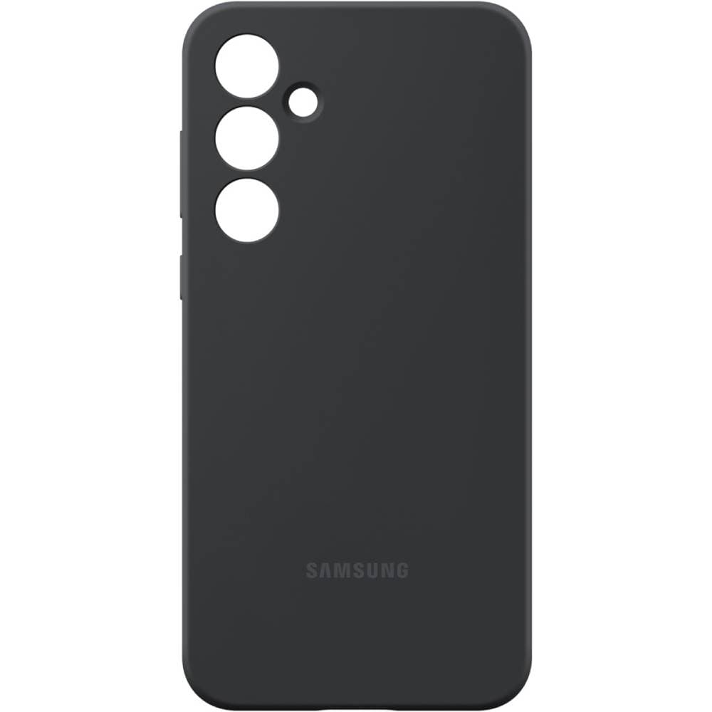 Чехол-накладка Samsung Silicone Case для Galaxy A55, силикон, черный— фото №3