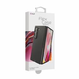 Чехол-накладка VLP Flex Case для Galaxy Z Fold6, полиуретан, черный— фото №1