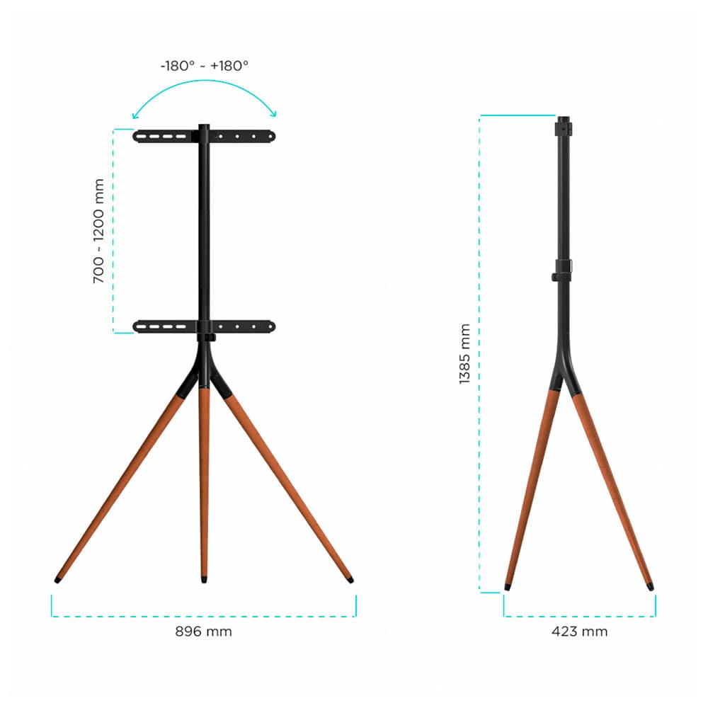 Напольная стойка для телевизоров 32&quot;-65&quot; ONKRON TS1220— фото №3