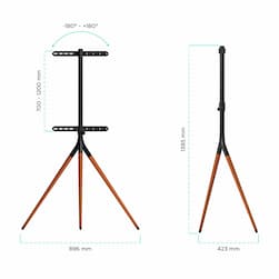 Напольная стойка для телевизоров 32&quot;-65&quot; ONKRON TS1220— фото №3